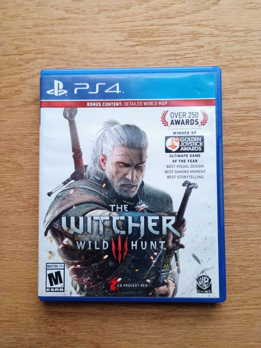 The Witcher 3 wild Hunt PS4 game excellent condition complete with world map